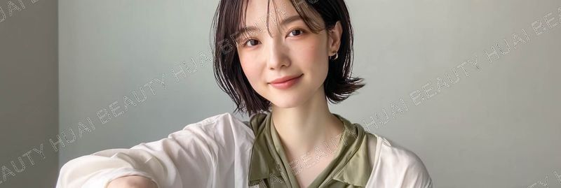 アッシュブラウンのショートボブ - ヘッダー