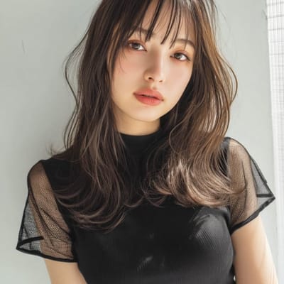ロングのヘアスタイル